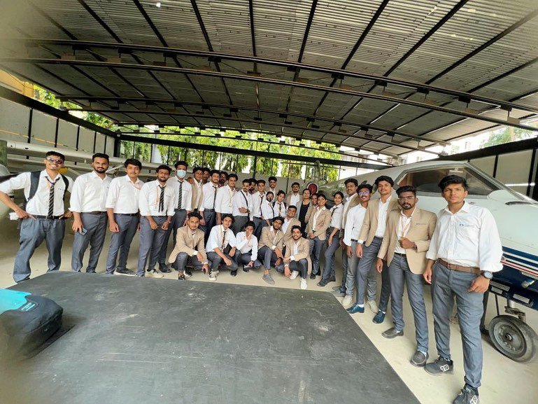 BBA AVIATION Students of KDC, visit to AIR INDIA SATS