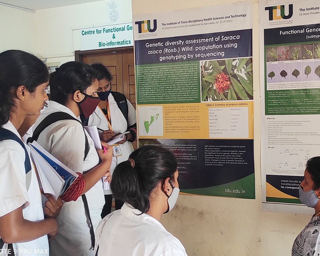 MSc Microbiology Students of KDC visit to TDU