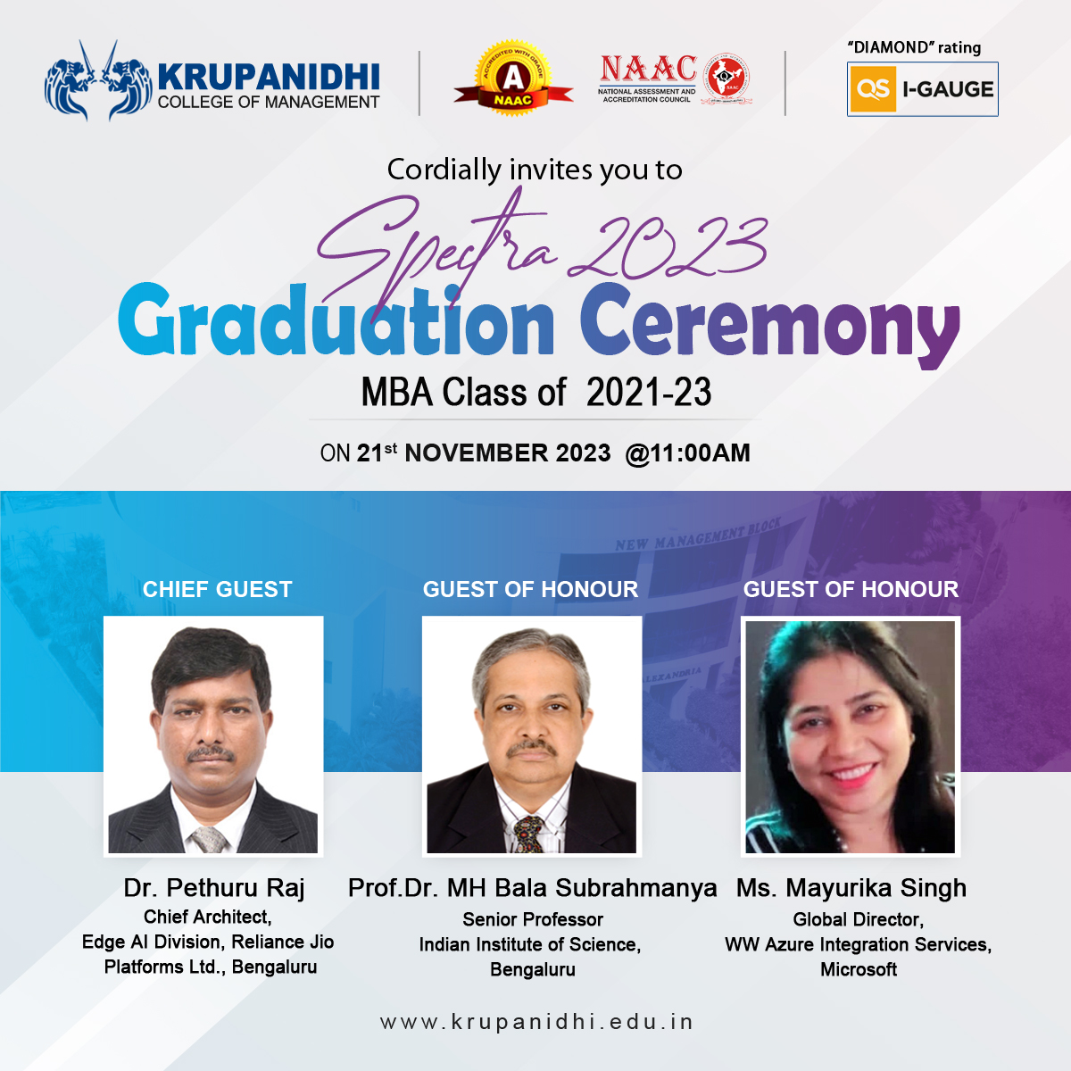 Graduation Ceremony - MBA 2021-2023